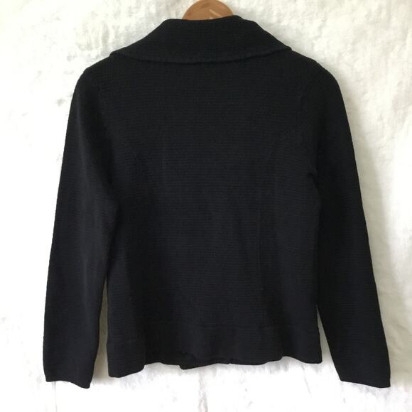 Chico's Black Gold Zip Up Jacket - Picture 6 of 13